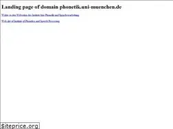Sites similar to phonetik.uni-muenchen.de