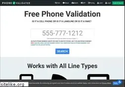 Sites similar to phonevalidator.com