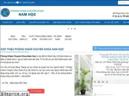 Sites similar to phongkhamnamhoctphcm.vn