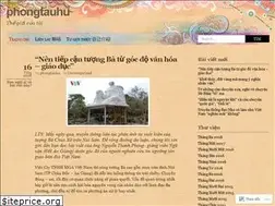 Sites similar to phongtauhu.wordpress.com