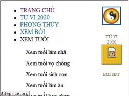 Sites similar to phongthuyso.vn
