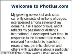 Sites similar to photius.com