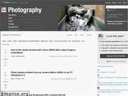 Sites similar to photo.stackexchange.com