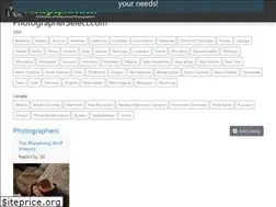 Sites similar to photographerselect.com