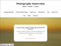 Sites similar to photographyimmersion.com