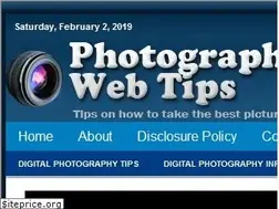 Sites similar to photographywebtips.com
