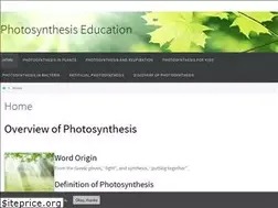 Sites similar to photosynthesiseducation.com