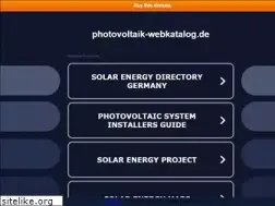Sites similar to photovoltaik-webkatalog.de