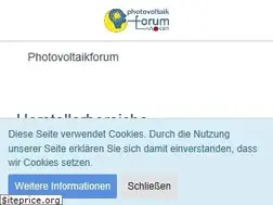 Sites similar to photovoltaikforum.com