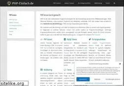 Sites similar to php-einfach.de