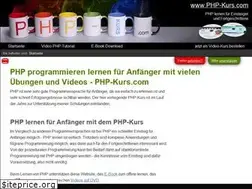 Sites similar to php-kurs.com