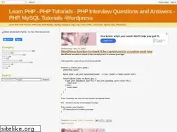 Sites similar to php-mysql-guide.blogspot.com