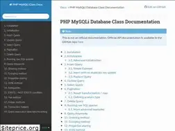 Sites similar to php-mysqli.readthedocs.io