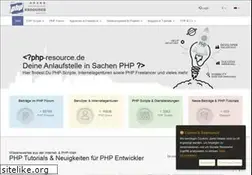 Sites similar to php-resource.de