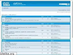 Sites similar to phpbbkorea.com