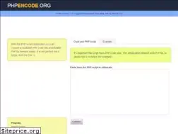 Sites similar to phpencode.org