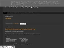 Sites similar to phpfordevelopers.blogspot.com