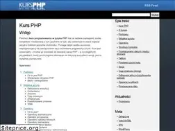 Sites similar to phpkurs.pl
