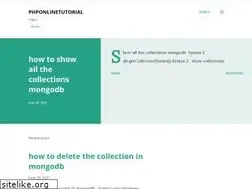 Sites similar to phponlinetutorial.blogspot.com