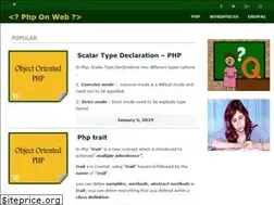 Sites similar to phponweb.com