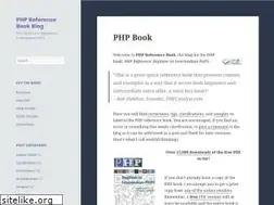 Sites similar to phpreferencebook.com