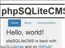 Sites similar to phpsqlitecms.net
