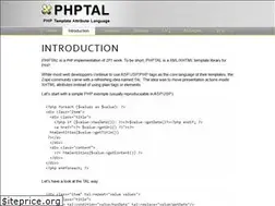 Sites similar to phptal.org