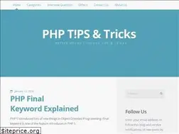 Sites similar to phptipsntricks.wordpress.com
