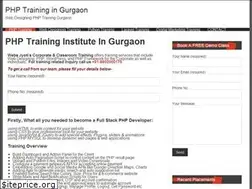 Sites similar to phptraininggurgaon.in