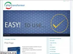 Sites similar to phptransformer.com