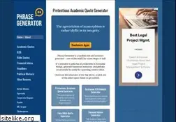 Sites similar to phrasegenerator.com