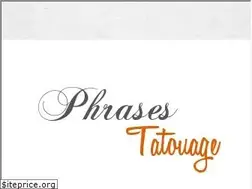 Sites similar to phrases-tatouages.com