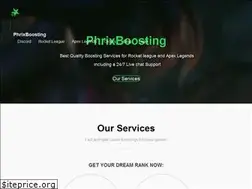 Sites similar to phrixboosting.com