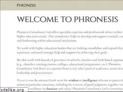 Sites similar to phronesisltd.com