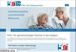 Sites similar to phv-dialyse.de
