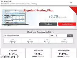Sites similar to phwebhost.com