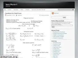 Sites similar to phys221.wordpress.com