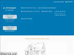 Sites similar to physibat.fr