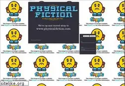 Sites similar to physicalfiction.bigcartel.com