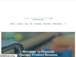 Sites similar to physicaltherapyproductreviews.com
