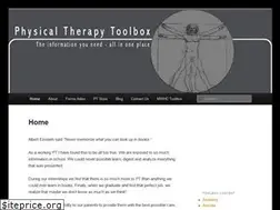 Sites similar to physicaltherapytoolbox.com