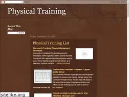 Sites similar to physicaltrainingwagikoku.blogspot.com