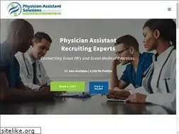 Sites similar to physicianassistantsolutions.com