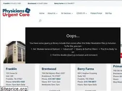 Sites similar to physiciansurgentcare.com