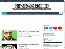 Sites similar to physics-astronomy.com