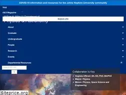 Sites similar to physics-astronomy.jhu.edu