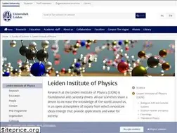 Sites similar to physics.leidenuniv.nl