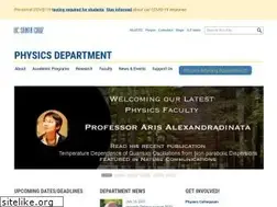 Sites similar to physics.ucsc.edu