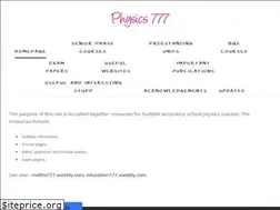 Sites similar to physics777.weebly.com