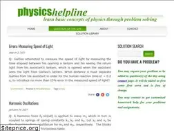 Sites similar to physicshelpline.net